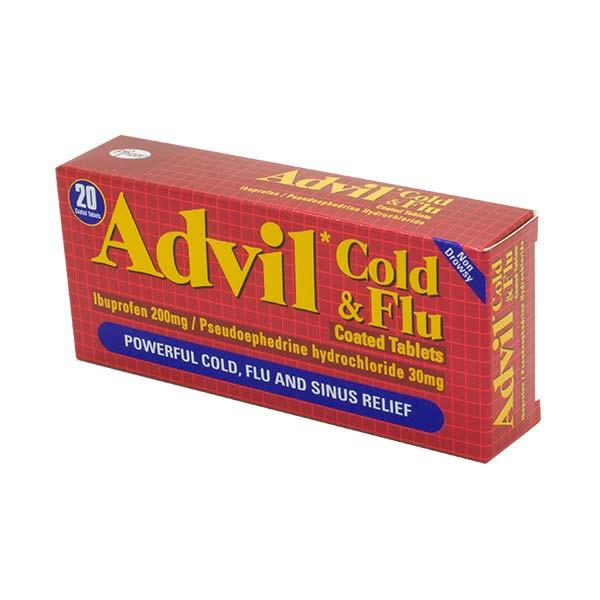 ADVIL COLD & FLU TABLETS 20S 279951