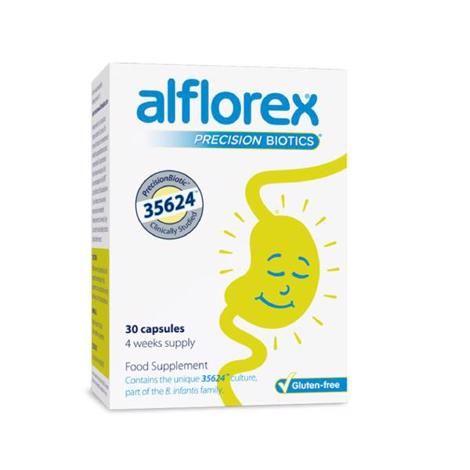 Alflorex Capsules  30 Pack, Abdominal discomfort, gas, bloating & distension, Leahys Pharmacy