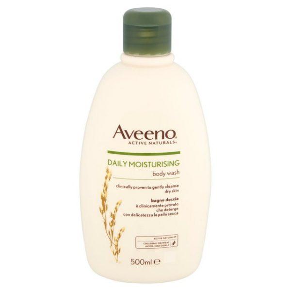 Aveeno Daily Moisturising Body Wash  500ml, Oatmeal, Dry skin, Sensitive skin, Cleanser, Leahys Pharmacy