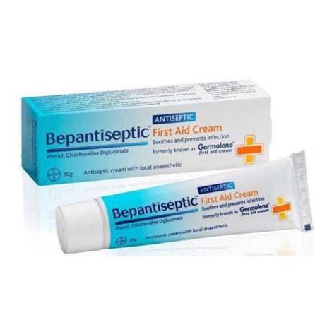 Bepantiseptic First Aid Cream 30g, Burns, Strings, Cuts, Antiseptic, Leahys Pharmacy