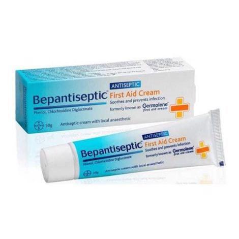 Bepantiseptic First Aid Cream  30g, Burns, Strings, Cuts, Antiseptic, Leahys Pharmacy
