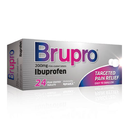Brupro 200mg Tablets  24 Pack, Pain relief, Cold, Flu, Leahys Pharmacy