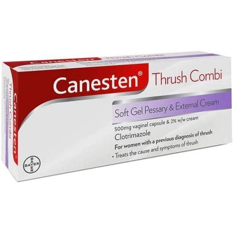 Canestan Soft Gel Pessary and Cream, Thrush, Leahys pharmacy