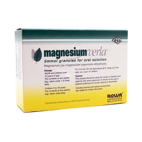Magnesium Verla Granules 20 Pack, Leahys pharmacy
