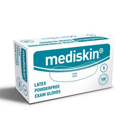 Mediskin Latex Powderfree Exam Gloves Extra Large  100 Pack, Leahys pharmacy