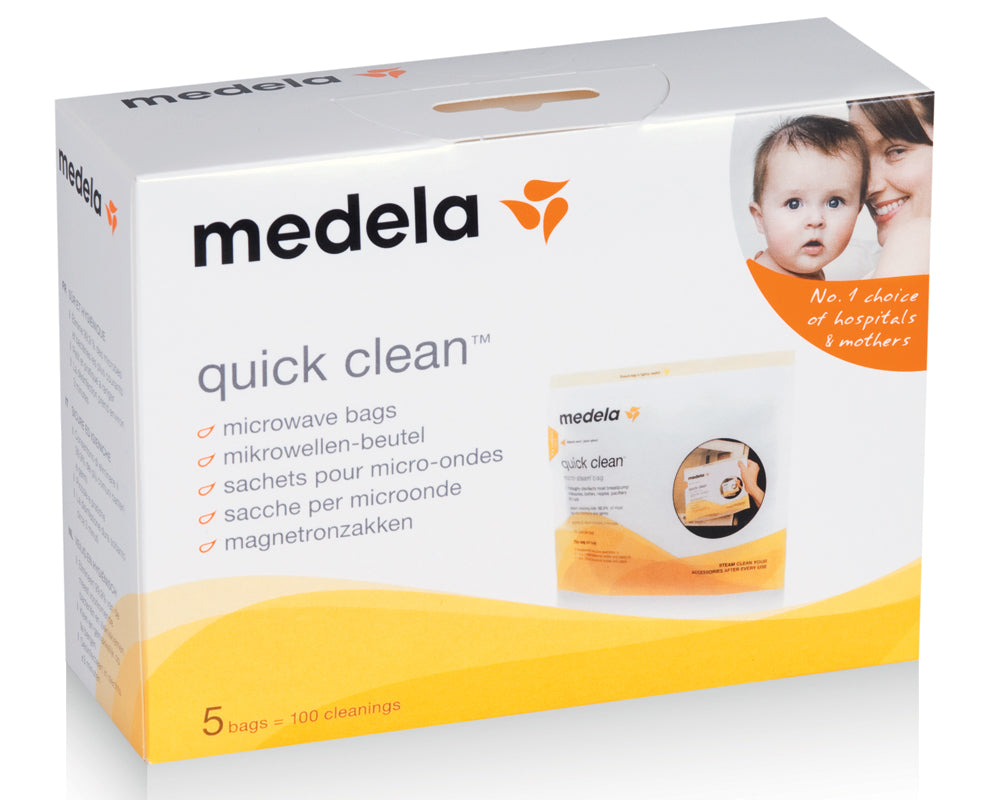 Medela Quick Clean Microwave Bags 5 Pack, Leahys pharmacy