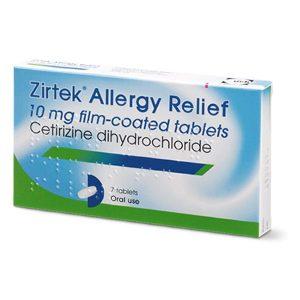 Zirtek Plus Decongestant  6 Pack, Allergies, Leahys pharmacy