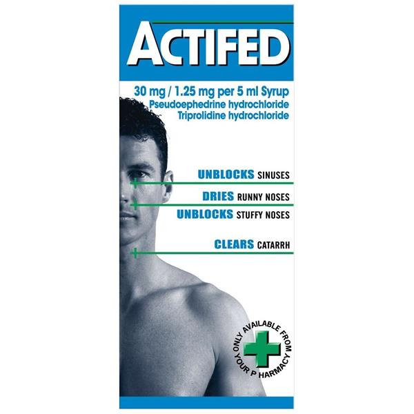 ACTIFED SYRUP 100ML 78166