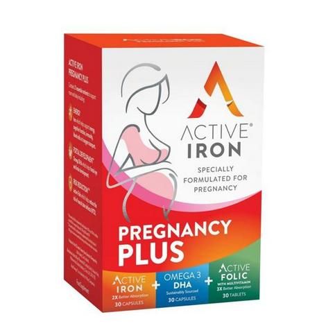 ACTIVE IRON PREGNANCY PLUS - 90 CAPULES