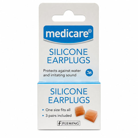 Medicare Silicone Ear Plugs 3 Pairs