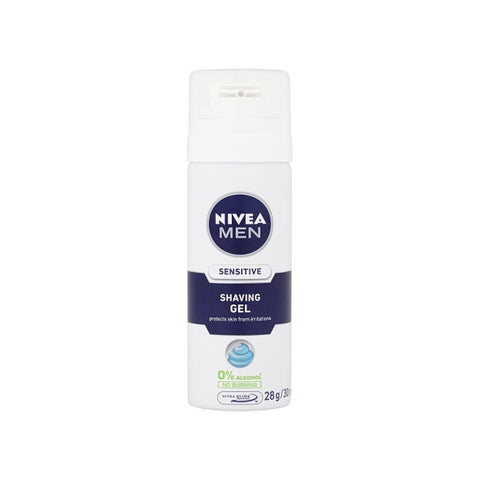 Nivea Men Sensitive Shave Gel Travel — Nivea