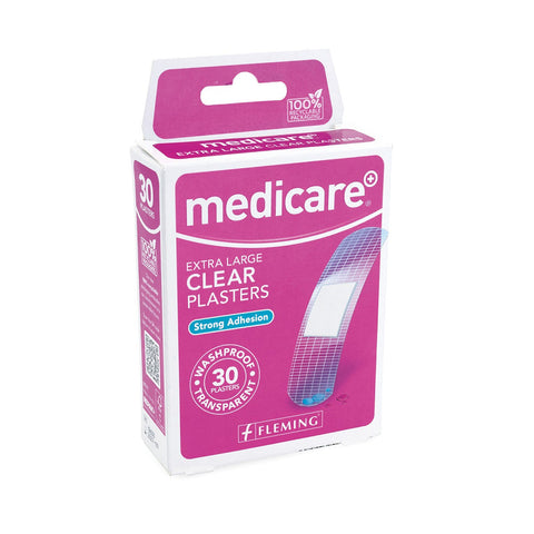 Medicare Extra Large Transparent Plasters 30s — Medicare
