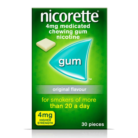 Nicorette Classic Gum 4mg 30 Pieces