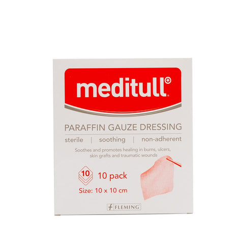 Meditull Parafin Gauze Dressing 10x10cm (md1354/1) — Meditull