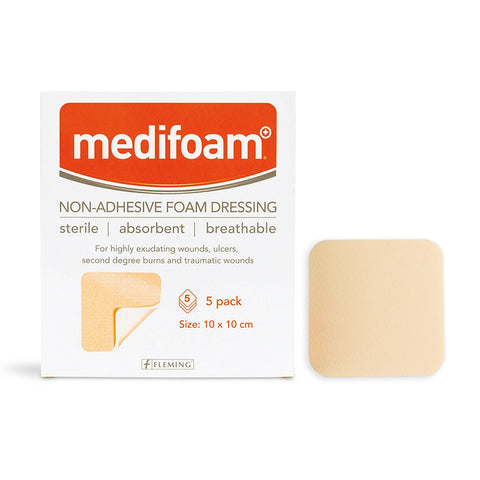 Medifoam Adhesive Foam Dressing 10x10cm (md1388/1) — Medifoam