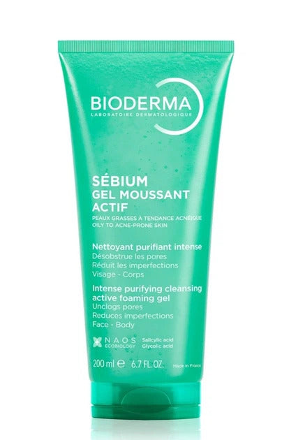 Bioderma Sebium Gel Moussant Actif 200ml