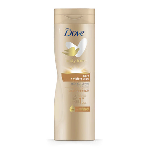 Dove Visible Glow Self Tanning Lotion Fair To Medium — Dove