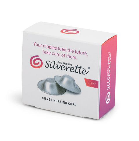 Silverette Nursing Cups - Pure Silver 925 XL