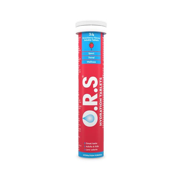 ORS HYDRATION ELECTROLYTE TABLETS 24S