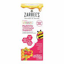 ZARBEES KIDS MULTIVITS & IMMUNE SUPPORT 3+ YERARS  120ML