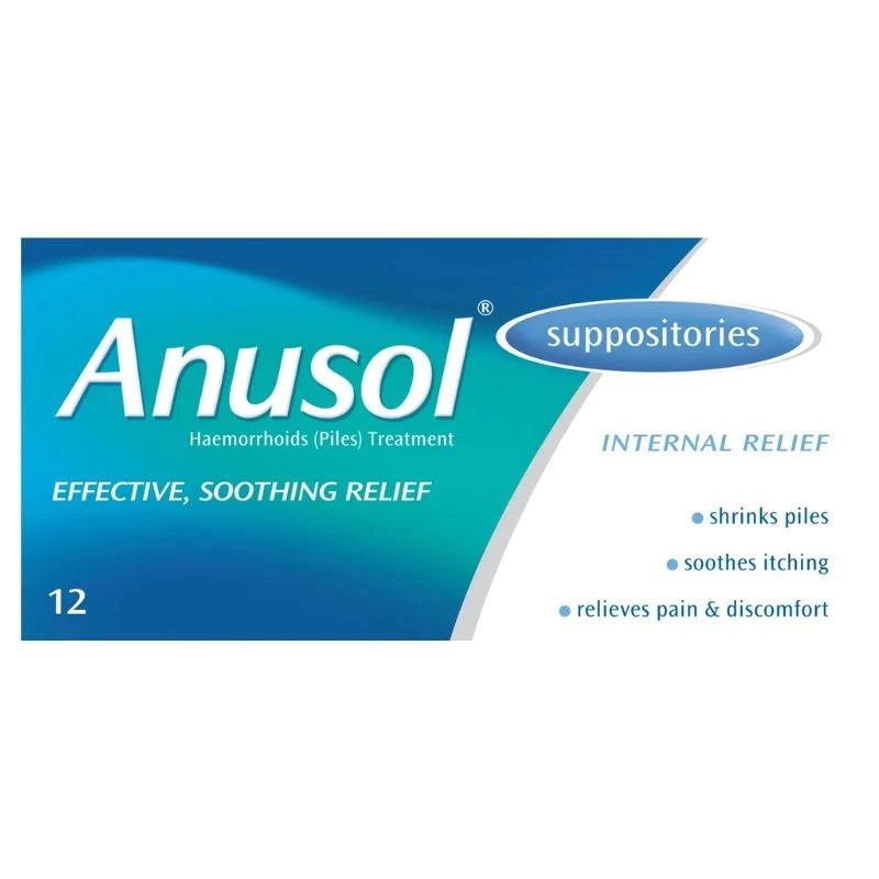 ANUSOL SUPPOSITORIES X 12 10448