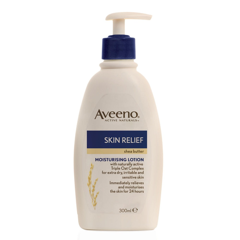 AVEENO SKIN RELIEF SHEA LOTION 300MLX6 762637