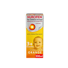 NUROFEN FOR CHILDREN 100MG/5ML 3 MONTHS+ STRAWBERRY 200ML