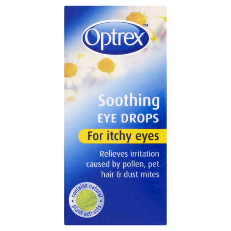 OPTREX SOOTHING EYE DROPS FOR ITCHY EYES 10ML 724946