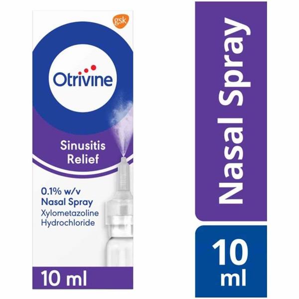 OTRIVINE ADULT SINUSITIS RELIEF SPRAY - 10ML