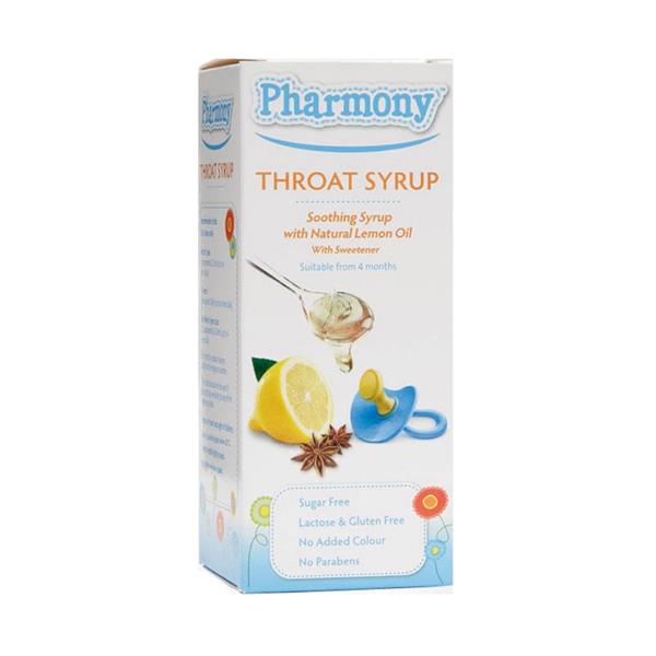 PHARMONY THROAT SYRUP 100ML 715178