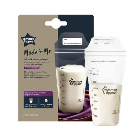 TOMMEE TIPPEE 36 BREAST MILK STORAGE BAGS - 350ML