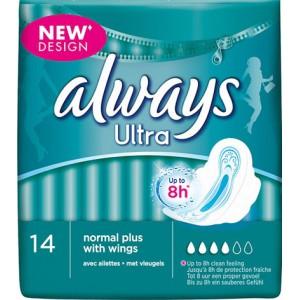 Always Ultra Normal Plus  14 Pack 