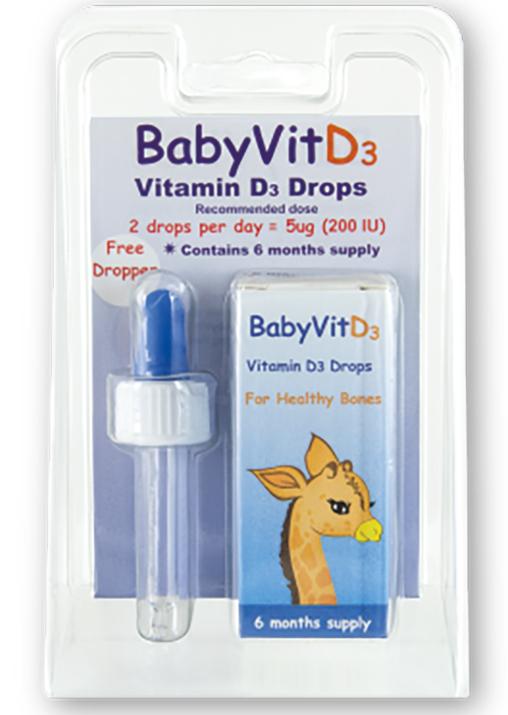 BabyVitD3, Vitamin d3 drops, Children's supplements, Leahys Pharmacy 