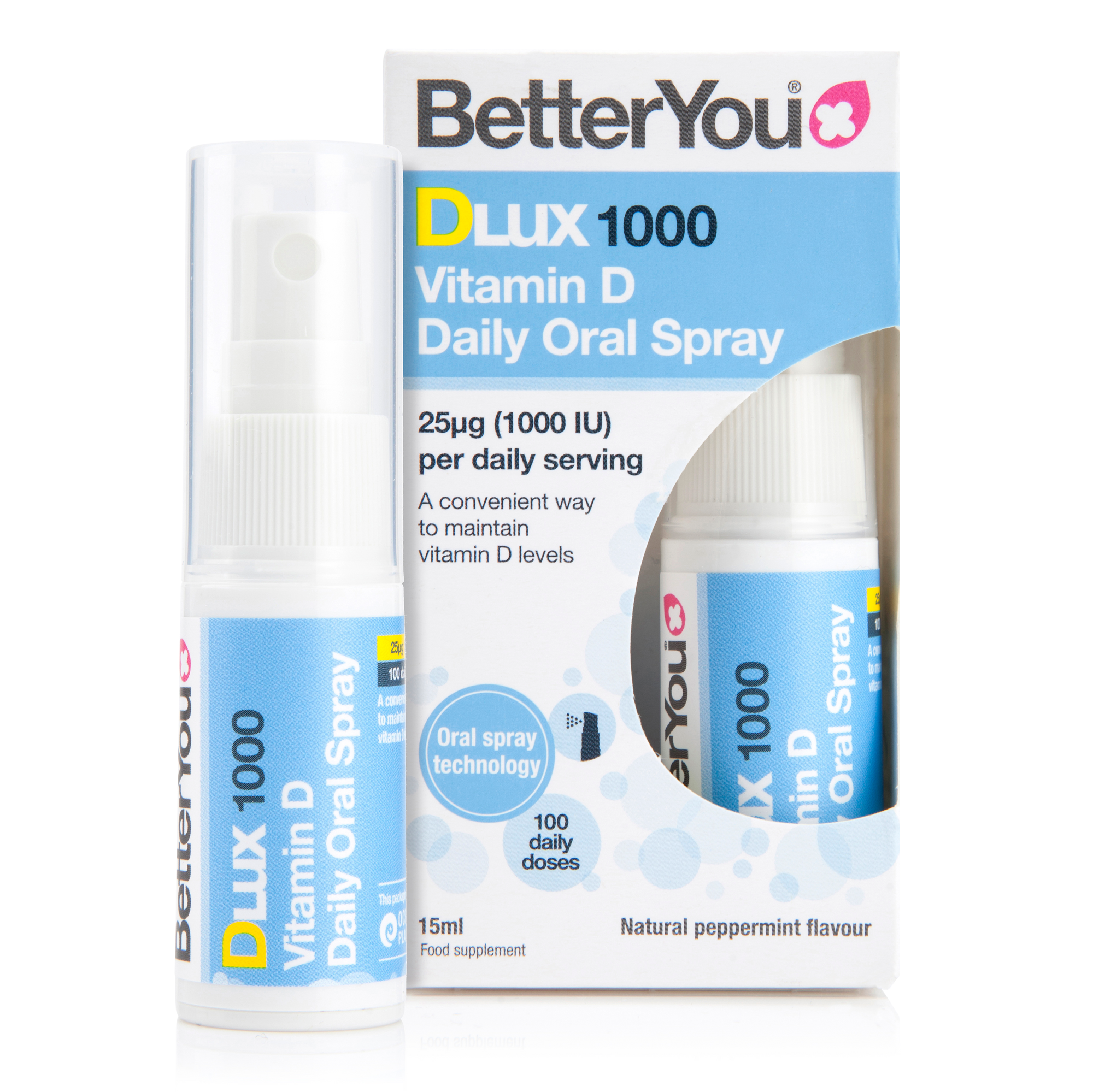 Better You Vitamin D 1000 Oral Spray, Immune Support, Fatigue, Leahys Pharmacy