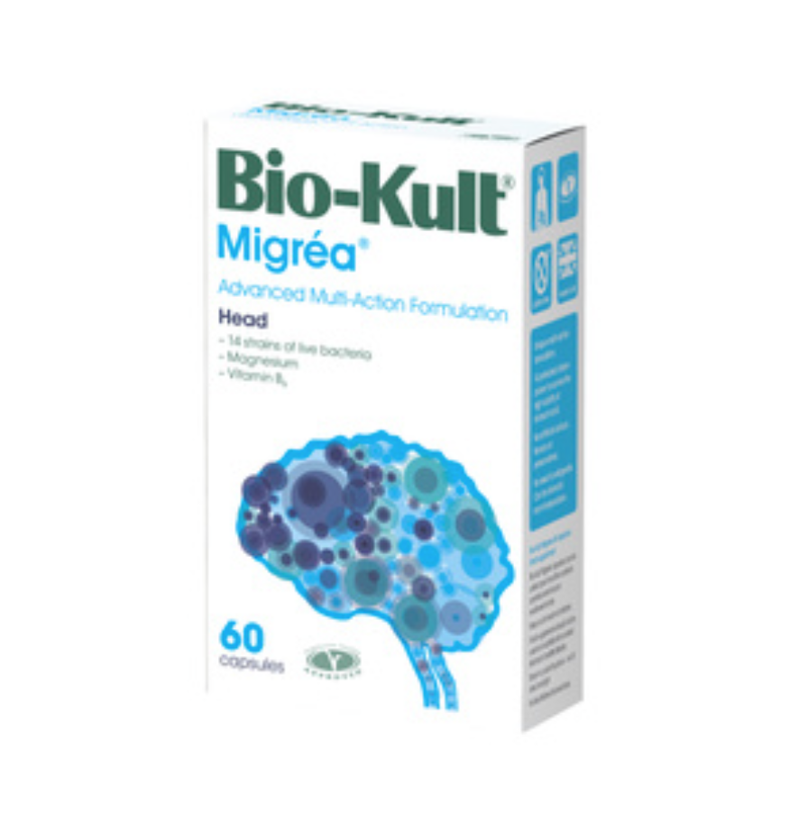 Bio Kult migrea 60 pack, Probiotic, Gut health, Digestive system, Leahys Pharmacy