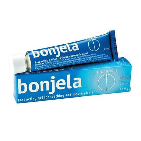 Bonjela Gel  15g,  Ulcers, brace, Denture, Cold sores, Leahys Pharmacy