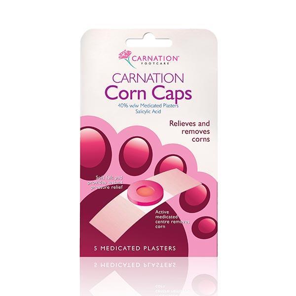Carnation Corn Caps  5 Pack, Salicylic acid, Leahys pharmacy 