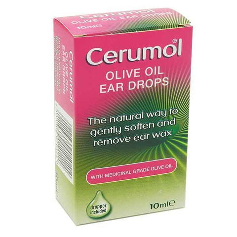 Cerumol Olive Oil Ear Drops  10ml, Ear wax, Leahys pharmacy