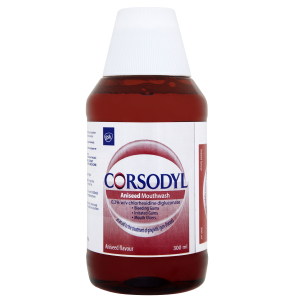 Corsodyl 0.2% aniseed mouthwash, Leahys pharmacy