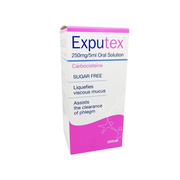 Exputex 250mg/5ml Oral Solution, Phlegm, Leahys pharmacy