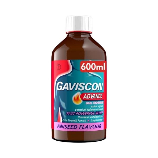 GAVISCON ADVANCED ANISEED LIQUID 600ML 785863