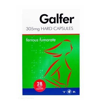 Galfer 305mg Tablets  28 Pack, Iron deficiency, Leahys pharmacy