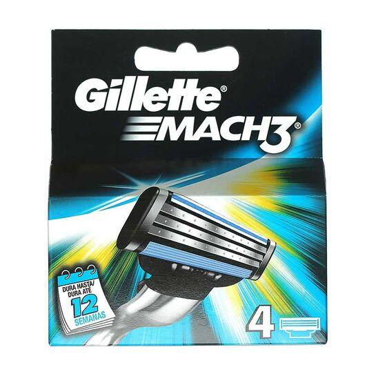 Gillette Mach 3 Blades  4 Pack, Leahys pharmacy