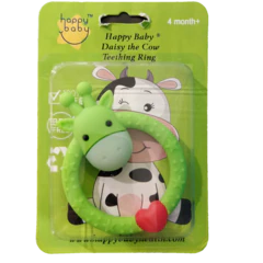 DAISY THE COW TEETHING RING GREEN