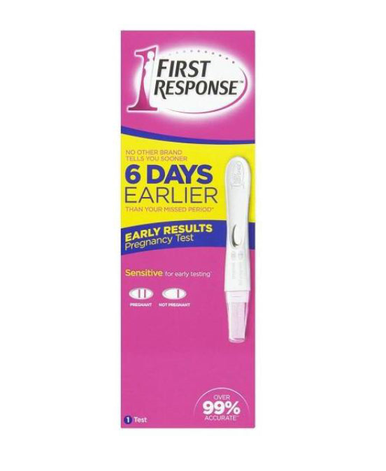 First response, early result pregnancy test, Leahys pharmacy
