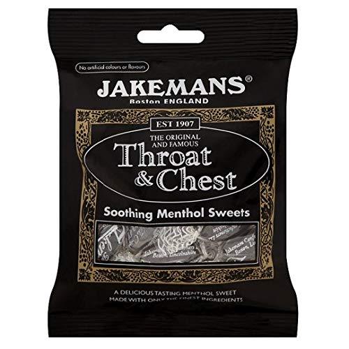 Jakemans Throat and Chest Lozenges  100g, Menthol sweets, Leahys pharmacy
