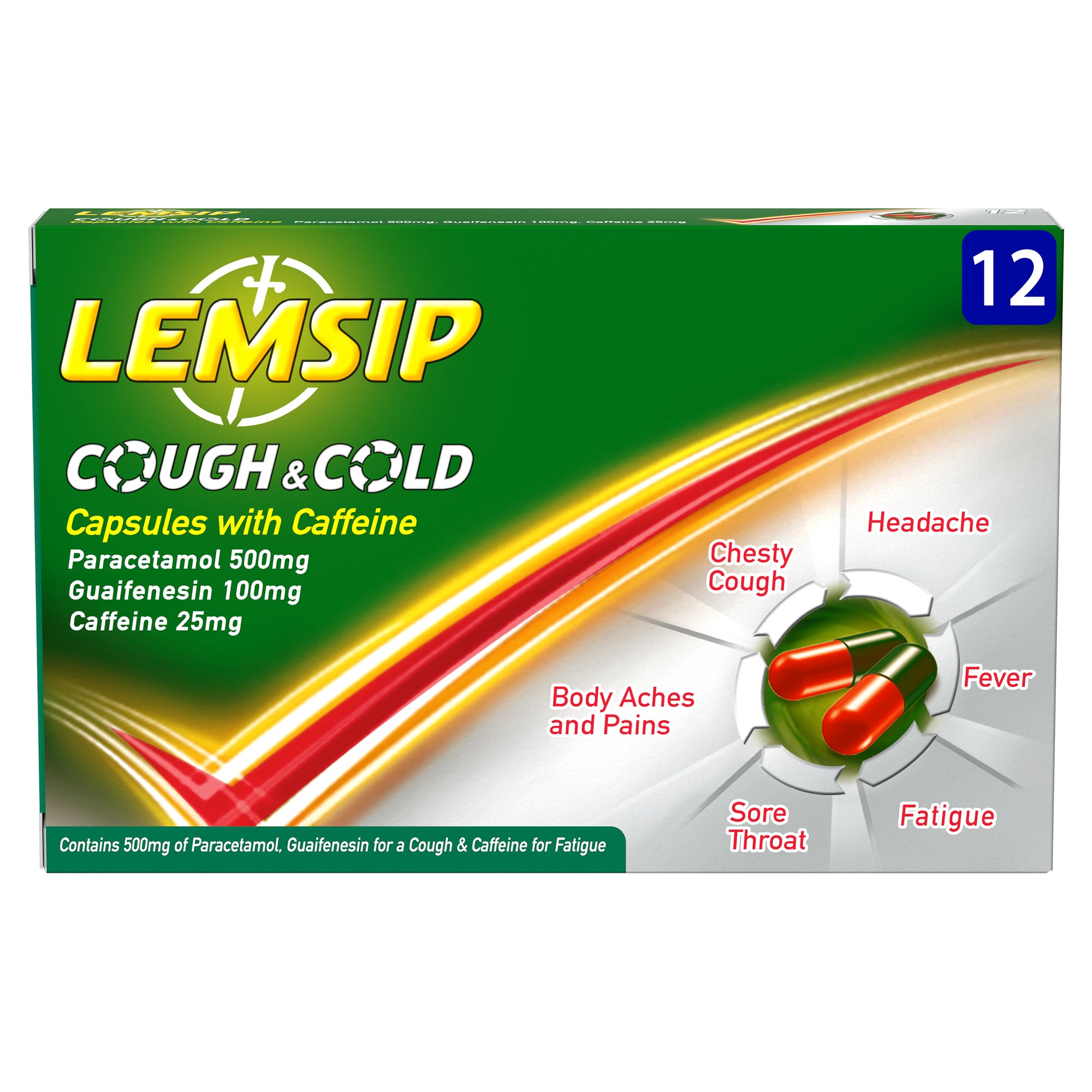 Lemsip Cough & Cold Capsules 12, Leahys pharmacy