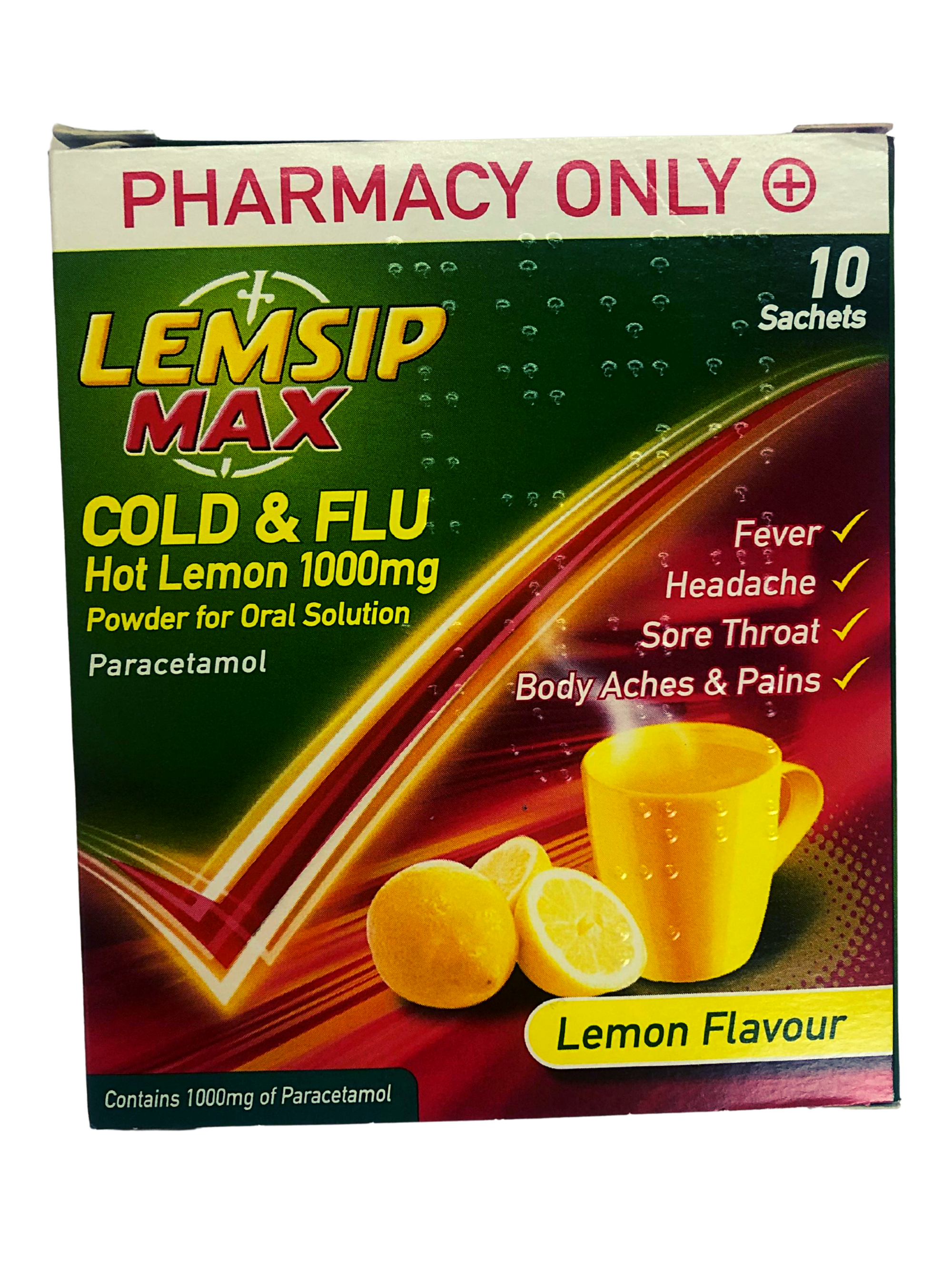 Lemsip Max cold & flu 10 pack, Leahys pharmacy