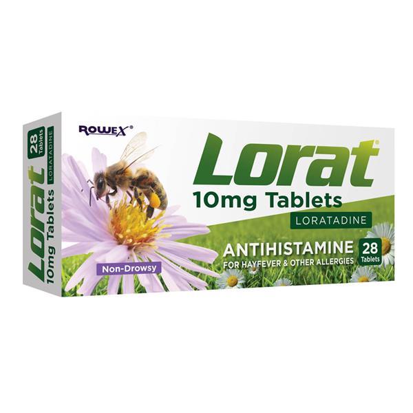 Lorat 10mg Tablets 28 Pack, Antihistamine, Leahys pharmacy