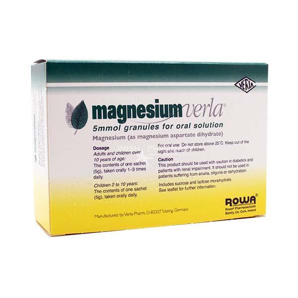 Magnesium Verla Granules  20 Pack, Leahys pharmacy